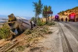 Adıyaman’da Beşpınar yakınında beton mikseri devrildi: 1 ağır yaralı