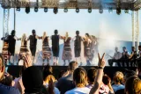 Akçaabat Halk Oyunları ekibi Terme Yaz Festivali'nde horonla ilçeyi temsil etti