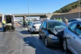 Erzurum'da zincirleme kaza: Tortum yolu üzerindeki çarpışmada 5 kişi yaralandı