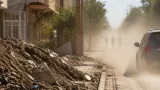 İğdır’da İskender Iğdır Caddesi sakinleri toz ve moloz şikayetiyle çözüm istiyor