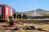 Karakoçan Yenice Köyü'nde örtü yangını kontrol altına alındı