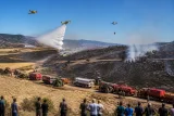 Manisa Kula'da çıkan anız yangınları kontrol altına alındı