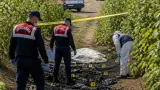 Terme'de fındık bahçesinde yanmış halde bir kişi bulundu
