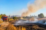 Turgutlu'da otluk yangını kontrol altına alındı