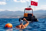 Türkoğlu soyadlı yüzücü Aysu, Tsugaru Kanalı'nı geçerek bir genç Türk rekoru kırdı