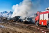 Yüksekova'da tarım arazisinde yangın: yaklaşık <strong>1.000</strong> balya kül oldu