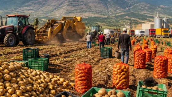 Amasya’da patates hasadı başladı: 28 bin dekar alandan 130 bin ton bekleniyor