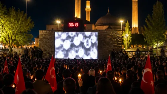 Aydıntepe'de 15 Temmuz'un 10. yılı dualarla ve nöbetle anıldı