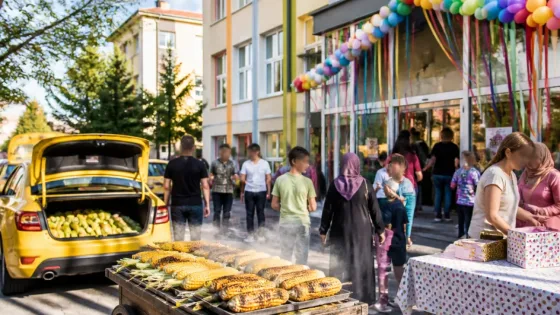 Çankırı'da özel eğitim öğrencilerine mısır ikramı: 'Çılgın Mısırcı' projesi kente ulaştı