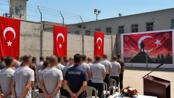 Gemlik Cezaevi'nde 15 Temmuz anma programı: Hükümlüler de etkinlikte yer aldı