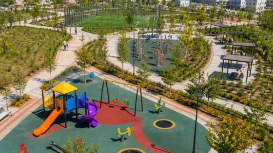 Kapaklı Mevlana Mahallesi’nde yeni park hizmete girdi