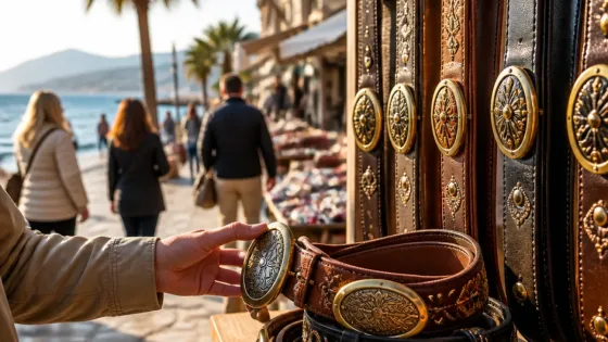 Kemer'de sezonun öne çıkan aksesuarı: Büyük tokalı kemerler