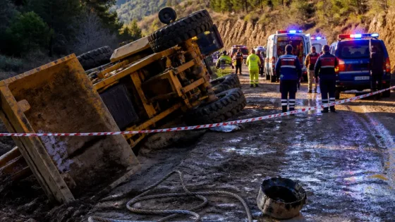 Sivas’ta iş makinesi devrildi: İmranlı Demirtaş Toptaş’ta 1 işçi yaralandı
