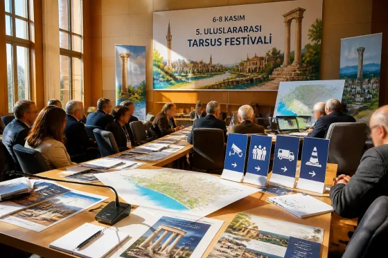 Tarsus'ta hazırlıklar hızlandı: 5. Uluslararası Tarsus Festivali 6-8 Kasım'da
