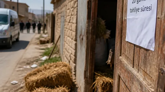 Yüksekova'da şehir içindeki ahırların tahliyesi için belediyeden 20 günlük süre