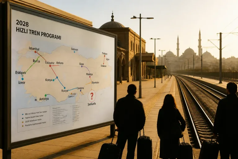 2028 hızlı tren programında Şanlıurfa yer almadı; kent gündemde beklenti ve soru işaretleri