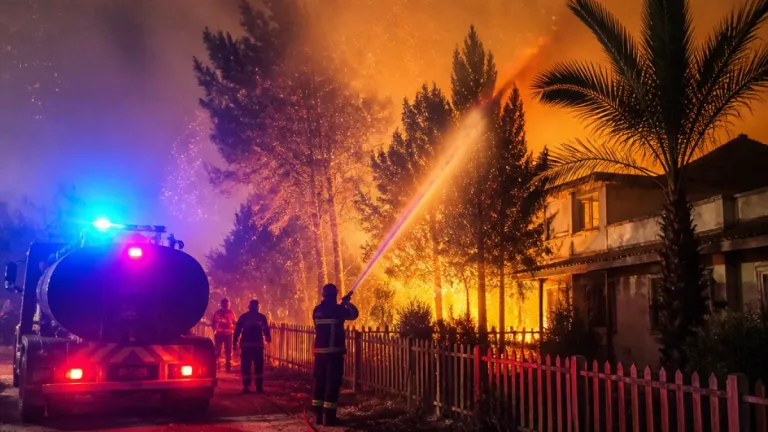 Akçakale’de Tarımsal Araştırma İstasyonunda Gece Yangını, İtfaiye Hızla Müdahale Etti