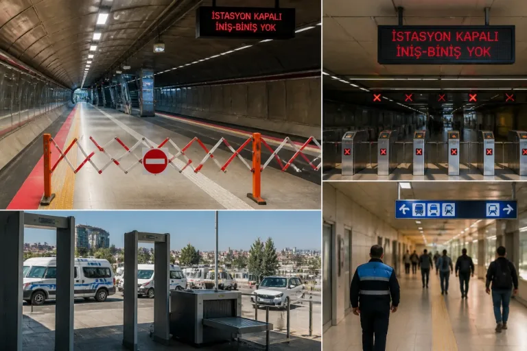 Ankara'da NATO zirvesi nedeniyle metro ve ANKARAY’da geçici istasyon kısıtlaması
