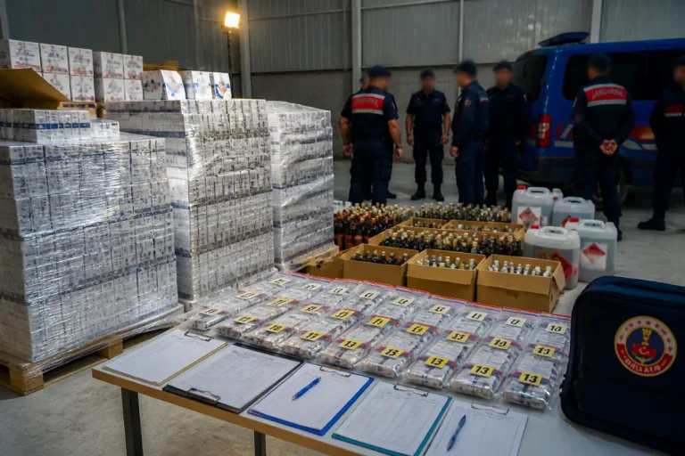 Artvin’de jandarma kaçakçılıkla mücadelede binlerce paket ele geçirdi
