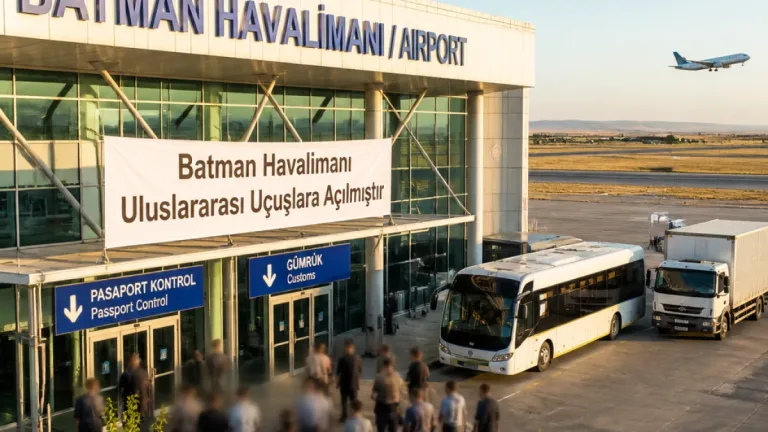 Batman Havalimanı 'Uluslararası Daimi Hava Hudut Kapısı' Statüsü Kazandı