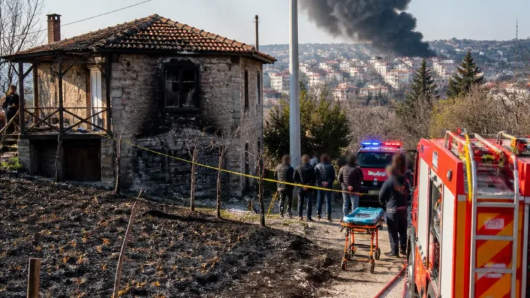 Bilecik merkezinde bağ evinde çıkan yangında bir kişi yaşamını yitirdi