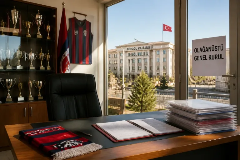 Bingöl'de 12 Bingöl Spor yönetim boşluğu: Kulübün valiliğe devri gündemde