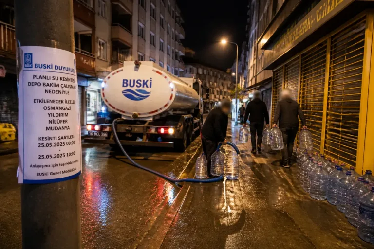 Bursa'da BUSKİ duyurdu: Bazı ilçelerde bugün sürecek su kesintileri