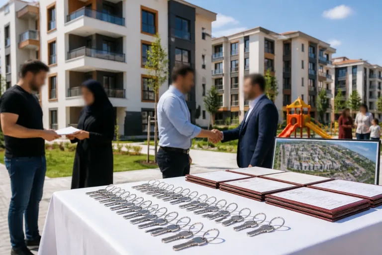 Çamurlu AKOĞUZ etaplarında 1.740 konutun teslimiyle kentsel dönüşüm hızlandı