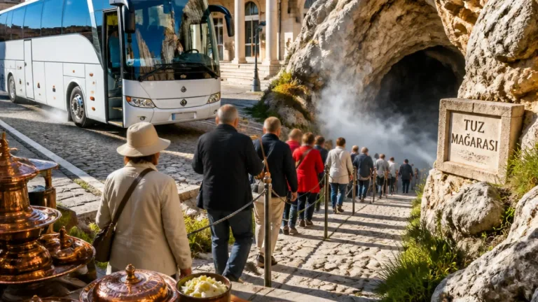 Çankırı, yerli turistlerin rotasında: Tuz mağarası ve yöresel lezzetlere yoğun ilgi