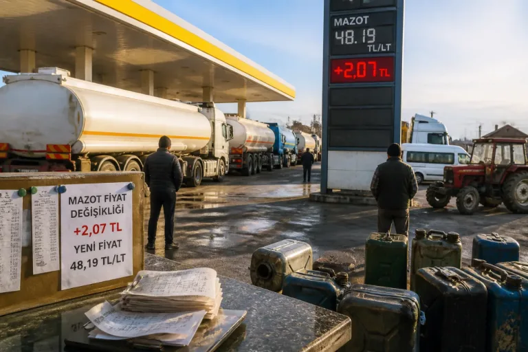 Çarşamba'da Motorine Art Arda Gelen Zamlar Ulaşım ve Tedarikte Baskı Oluşturuyor