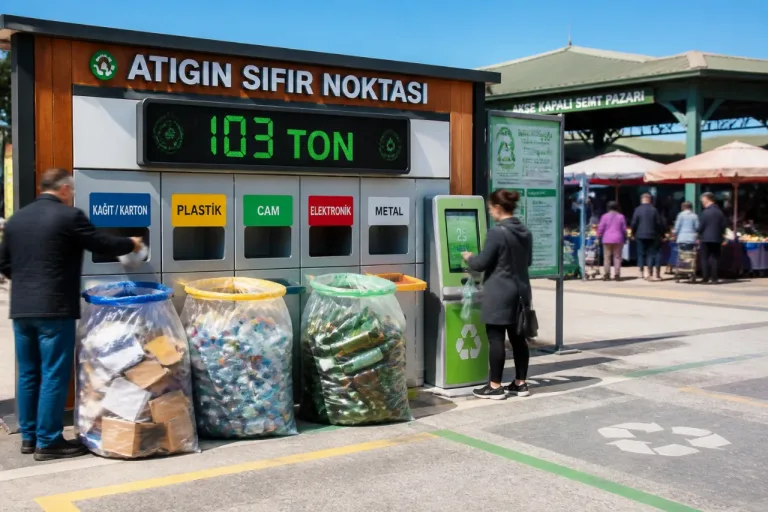 Çayırova’da 'Atığın Sıfır Noktası' bir yılda 103 ton atık topladı
