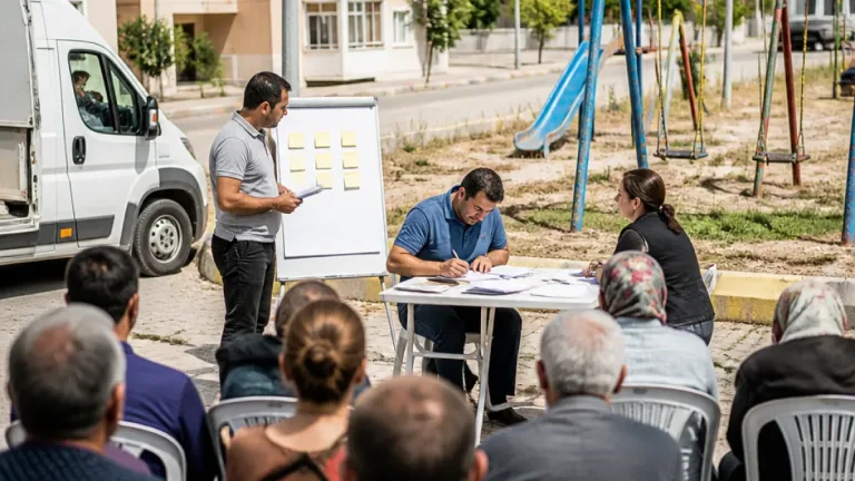Çerkeş'te Belediye 'Mahalle Buluşmaları' Cumhuriyet Mahallesi TOKİ'de sürdü
