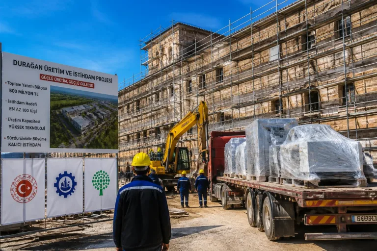 Durağan’daki eski cezaevi 30 milyon TL’lik tekstil tesisine dönüştürülüyor