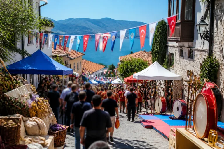 Eğirdir'de dört günlük festival başladı: İlçe merkezinde büyük coşku