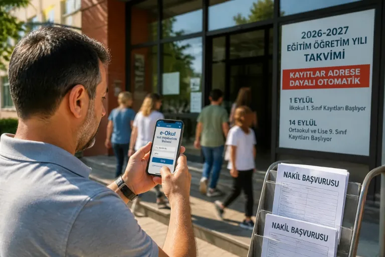 2026-2027 Ortaokul kayıtları e-Okul üzerinden otomatik yapılacak; veli izlemesi ve nakil süreci nasıl işleyecek