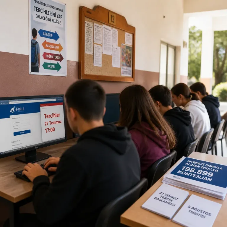 LGS tercihleri yarın başlıyor; yerleştirme sonuçları 5 Ağustos'ta açıklanacak