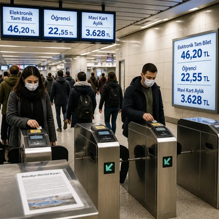 İstanbul'da toplu ulaşıma genel yüzde 10 artış; yeni tarifeler 20 Temmuz'da yürürlüğe girecek