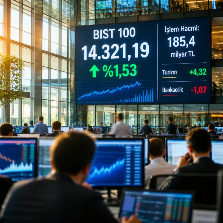 BIST 100 günü yükselişle tamamladı, işlem hacmi 185,4 milyar liraya ulaştı
