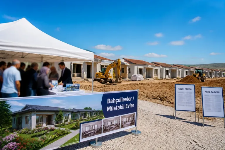 Gaziantep’te Gazi Konut projeleri: Bahçelievler ve Müstakil Evler ile yeni konut hamlesi