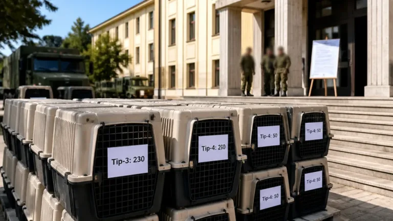 Gemlik'te Askeri Veteriner Okulu için 280 köpek taşıma kafesi ihalesi