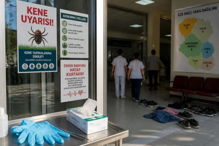 Gümüşhane'de kene vakalarında artış: 37 kişi hastanede tedavi edildi