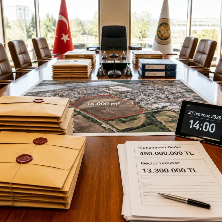 Atakum'da 16 bin m² turizm arsası 450 milyon TL muhammen bedelle ihaleye çıkıyor