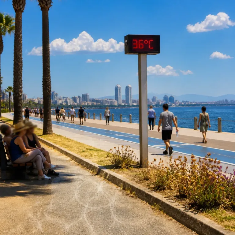 İzmir'de hafta boyunca sıcaklıklar yükseliyor: En yüksek 36°C bekleniyor