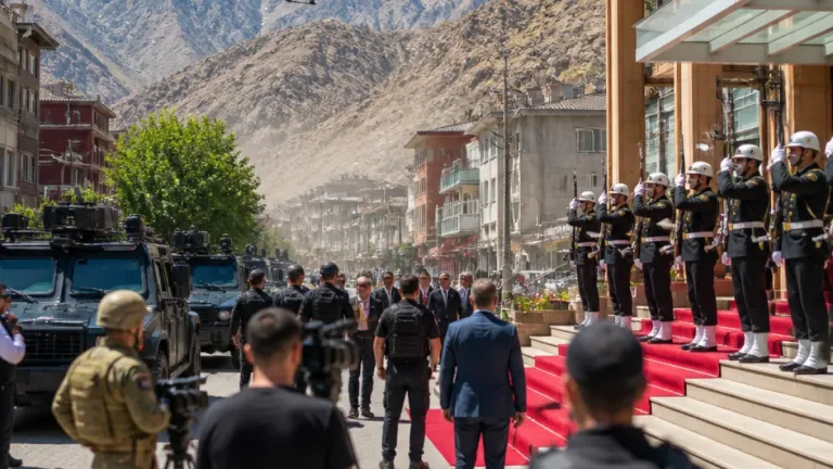 İçişleri Bakanı Mustafa Çiftçi Hakkari’de: Valilik ve parti ziyaretleri gerçekleştirdi