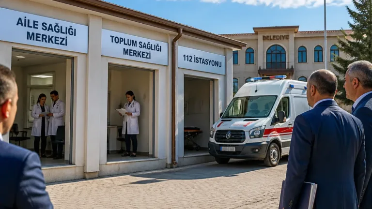 İl Sağlık Müdürlüğü heyeti Akçakent’te sağlık tesislerini yerinde inceledi
