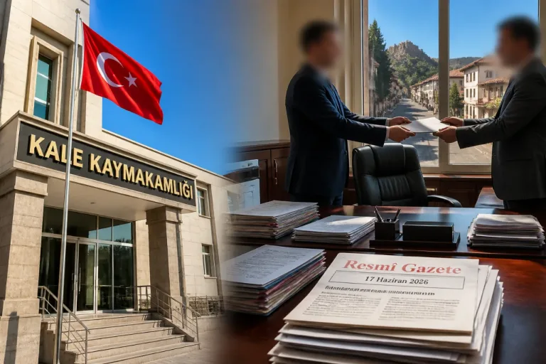 Kale’de kaymakam değişimi: İbrahim Gökçe göreve başladı