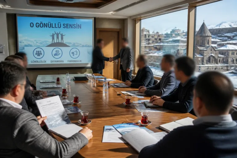 Kars’ta gençlik ve gönüllülük için kurumlar arası görüşme yapıldı