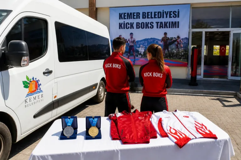 Kemer’in kick boksundaki yükselişi: Belediye takımı Türkiye’den iki madalya ile döndü