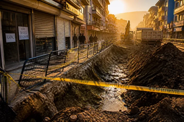 Kent Meydanı kazısı esnafı iş yapamaz hale getirdi, kira desteği talebi sürüyor
