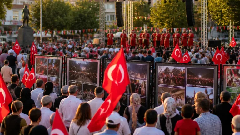 Kırklareli meydanlarında 15 Temmuz’un 10. yılı anıldı
